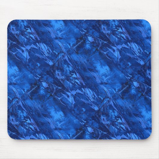 "Deep Waters 5" — Gedrukt Abstract Design Mousepad Muismat (Voorkant)
