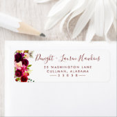 Deep Winter | Retouradreslabel Etiket (Insitu)