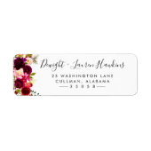 Deep Winter | Retouradreslabel Etiket (Voorkant)