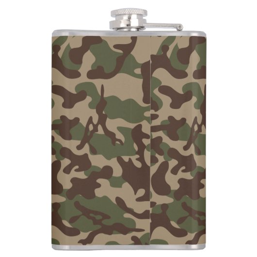 Deep Wood Camouflage Heupfles (Achterkant)