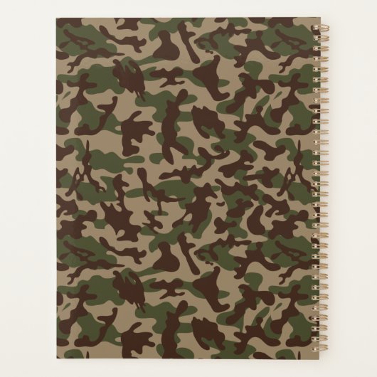 Deep Wood Camouflage Planner (Achterkant)
