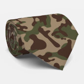 Deep Wood Camouflage Stropdas (Opgerold)