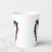 Deep Woodland Romance Bruiloft Papieren Bekers (Rechts)