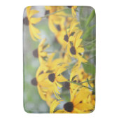 Deep Yellow Floral foto Badmat (Voorkant Verticaal)