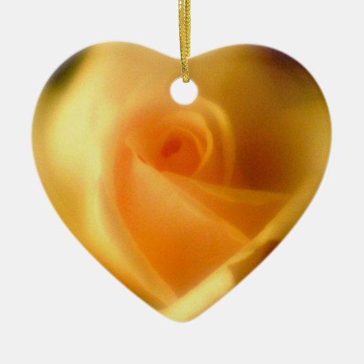 Deep Yellow Rose Ornament (Voorkant)