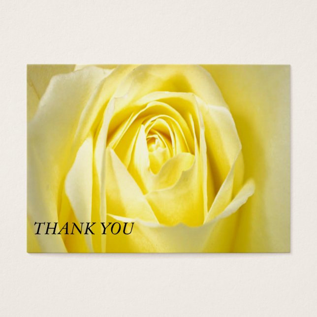Deep Yellow Rose Visitekaartje (Voorkant)