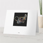 Deep Zee Angler Fish alle plaatsen wenskaart Kaart (Achterkant)