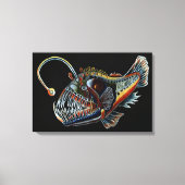 Deep Zee Angler Fish canvas print (Voorkant)