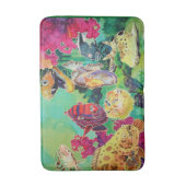 Deep Zee Beauties Tropical Fish Rug Mat (Voorkant Verticaal)