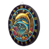 Deep Zee Bliss Dolphin Dartboard Dartbord (Voorkant Rechts)