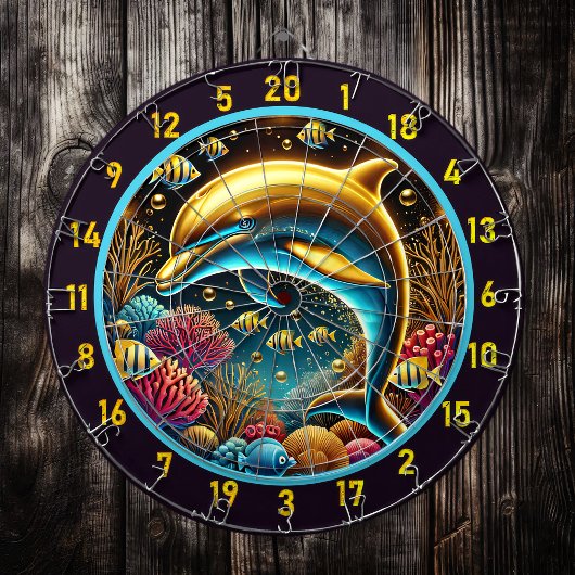 Deep Zee Bliss Dolphin Dartboard Dartbord