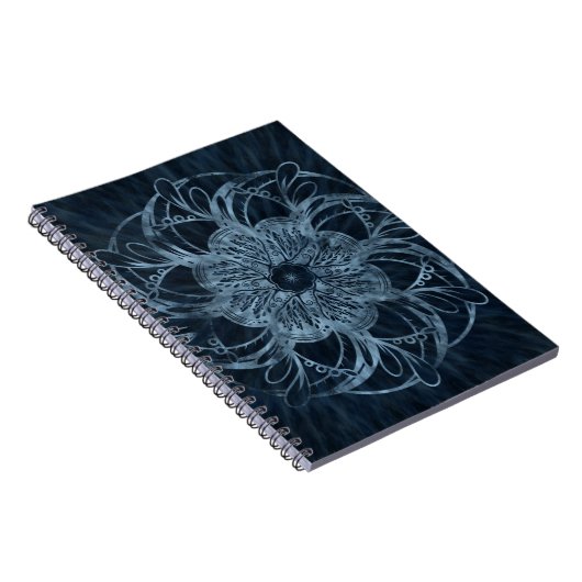 Deep Zee Blue Mandala Notitieboek (Rechterzijde)