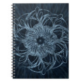 Deep Zee Blue Mandala Notitieboek (Voorkant)