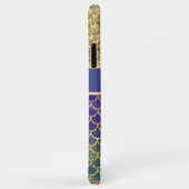 Deep Zee Blue Mermaid Scales Personalized Case-Mate iPhone Case (Achterkant/rechts)