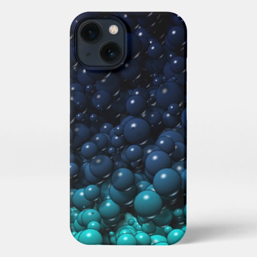 Deep Zee Bubble Camo iPhone Case iPhone Hoesje (Achterkant)