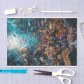 Deep Zee Coral Fantasy, Tropische onderwaterdromen Tissuepapier (Craft)