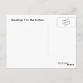 Deep Zee Diver Briefkaart (Achterkant)