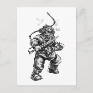 Deep Zee Diver Briefkaart