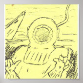 Deep Zee Diver Poster (Voorkant)