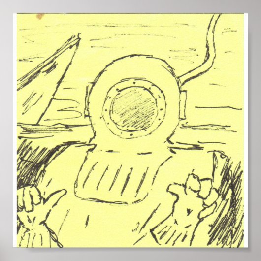 Deep Zee Diver Poster (Voorkant)