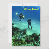 Deep Zee Divers Teacher Welcome Students Kaart (Voorkant)