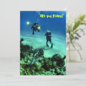 Deep Zee Divers Teacher Welcome Students Kaart (Staand voorkant)