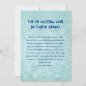 Deep Zee Divers Teacher Welcome Students Kaart (Achterkant)