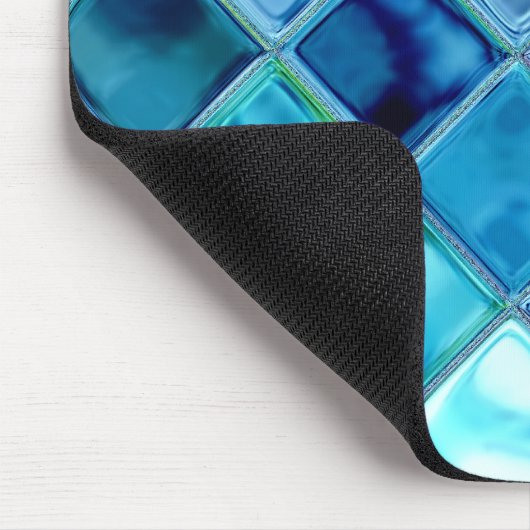 Deep Zee Dove Tile Mosaic Digital Art Mousepad Muismat (Hoek)