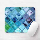Deep Zee Dove Tile Mosaic Digital Art Mousepad Muismat (Met muis)