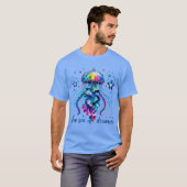 Deep Zee Dreamer Jellyfish Art T-shirt (Voorkant volledig)