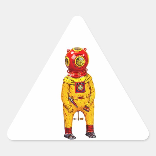 DEEP ZEE DUIKER TELEFOON STICKER (Voorkant)