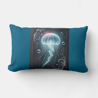 Deep Zee Elegance: Jellyfish Glow Design Kussen