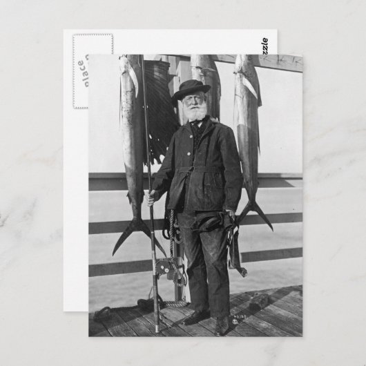 Deep Zee Fisherman, 1912 Briefkaart (Voorkant / Achterkant)