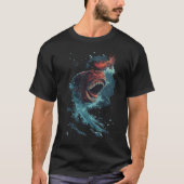 Deep Zee Fury: Predator van de duistere wateren T-shirt (Voorkant)