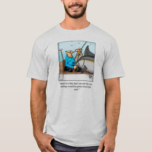 Deep Zee Gevist Humor T-shirt (Voorkant)
