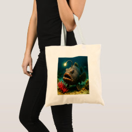Deep Zee Glow: de zeeduivel Tote Bag