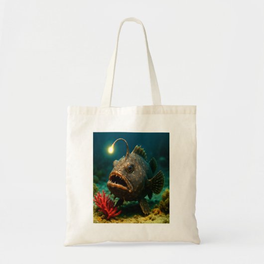 Deep Zee Glow: de zeeduivel Tote Bag (Voorkant)