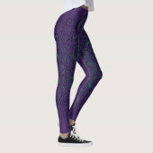 Deep Zee Glow Paars & Blauwgroen Fleury Leggings (Rechts)