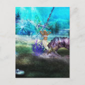 Deep Zee Mermaid Briefkaart (Voorkant)