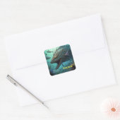 Deep Zee Monster Vierkante Sticker (Envelop)