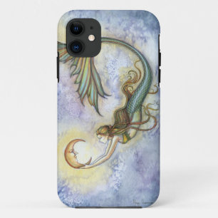 Deep Zee Moon Mermaid Fantasy Art iPhone 5 Hoesje