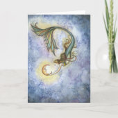Deep Zee Moon Wenskaart Kaart (Voorkant)