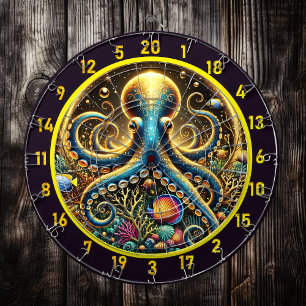 Deep Zee Octopus Art Dartbord