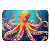 Deep Zee Octopus Glow Design Badmat (Voorkant)