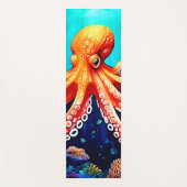 Deep Zee Octopus Glow Design Yogamat (Voorkant)