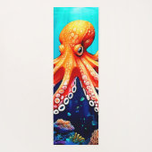 Deep Zee Octopus Glow Design Yogamat (Achterkant)