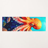 Deep Zee Octopus Glow Design Yogamat (Voorkant (horizontaal))