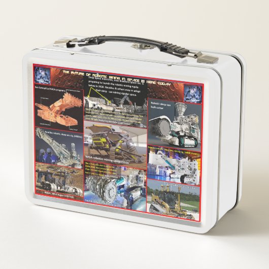 Deep Zee & Planet Mining Metal Lunchbox (Achterkant)