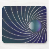 Deep Zee Spirals Mousepad Muismat (Voorkant)