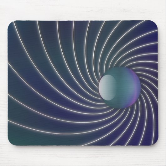 Deep Zee Spirals Mousepad Muismat (Voorkant)